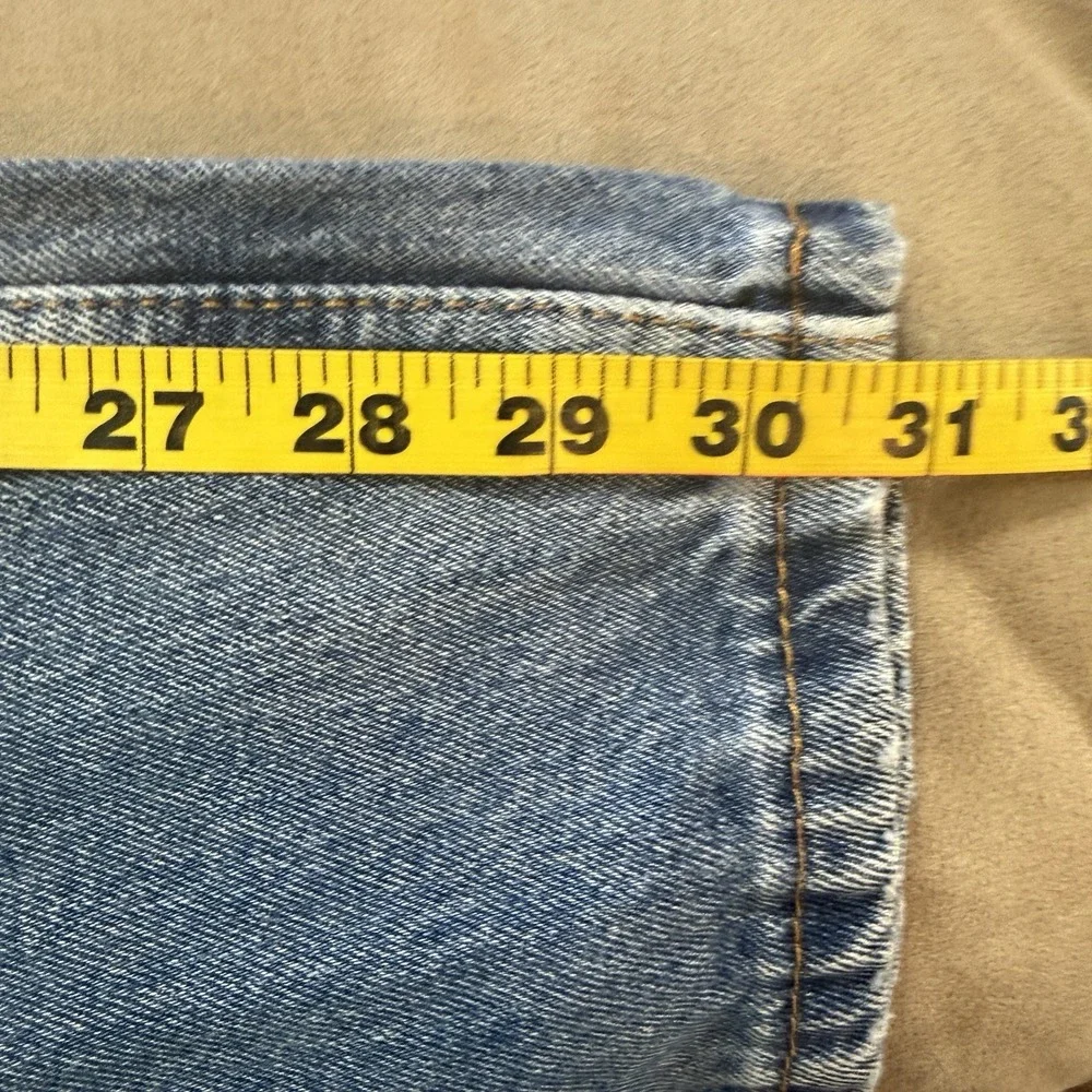Levis Mens 505 Blue Jeans Denim 42x32 Fits‎ 40x31 Straight Leg